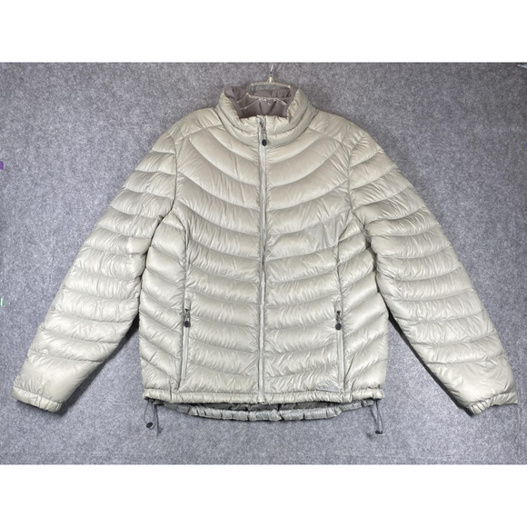 LL Bean Down Jacket Womens XL Gray Ultralight 850 DownTek Packable Puffer - Picture 1 of 13